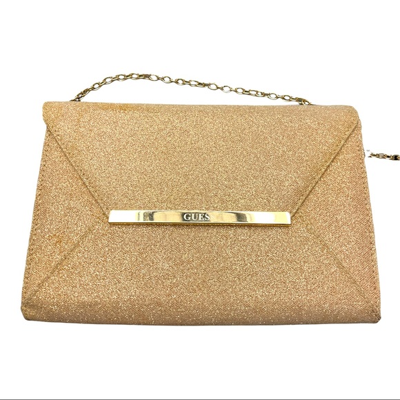 GUESS SPARKLY EVENING CLUTCH 🔥🔥🔥🔥 - Picture 1 of 13